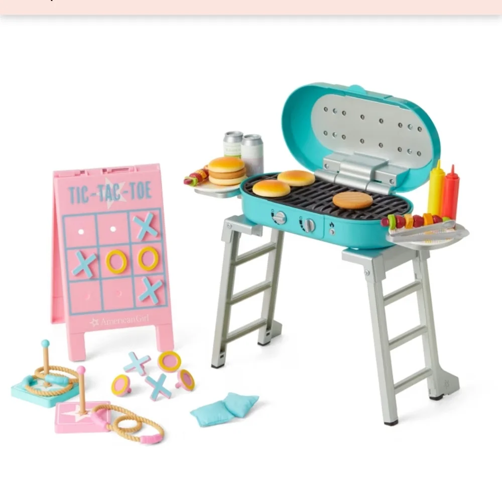 American Girl Grill And Games Set NIB